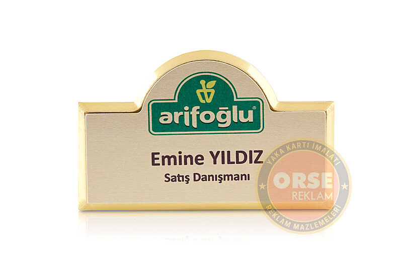 metal yaka kartı ors22
