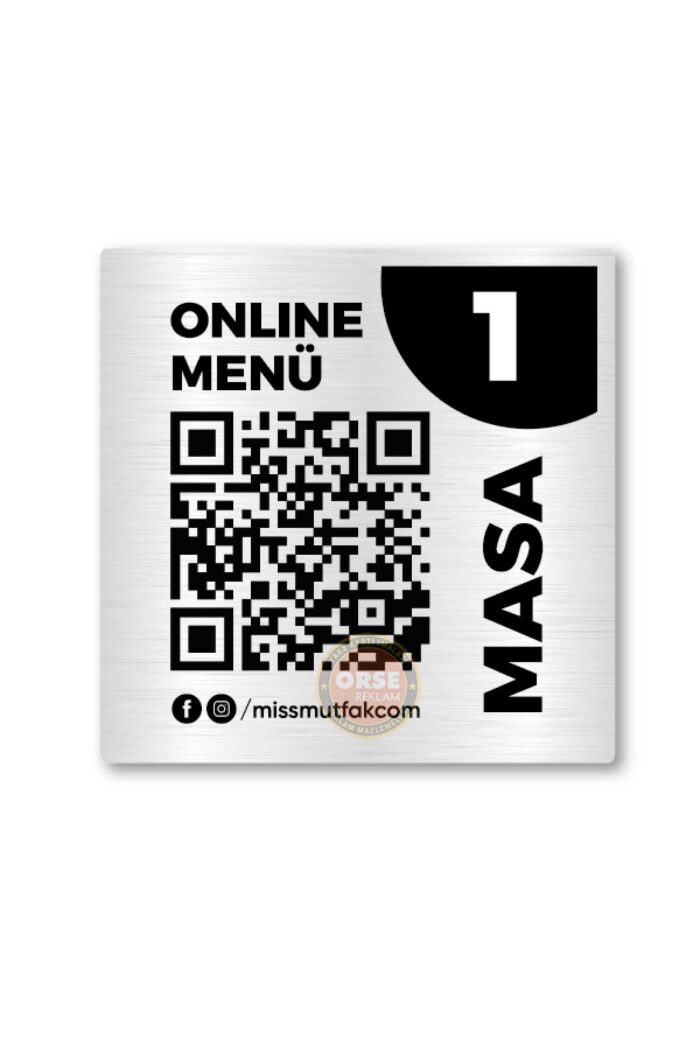online menu etiketi