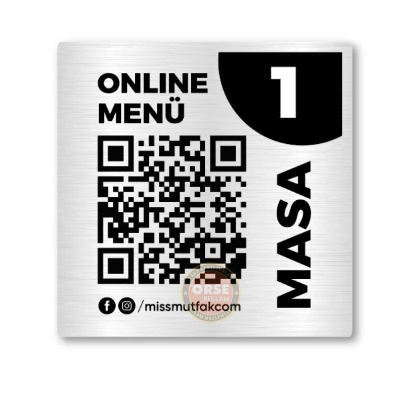 online menu etiketi