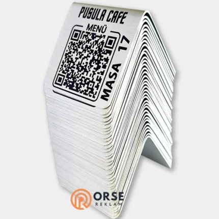 QR Kod Menü Metal
