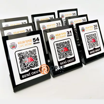 Qr Menu Pleksi Masa