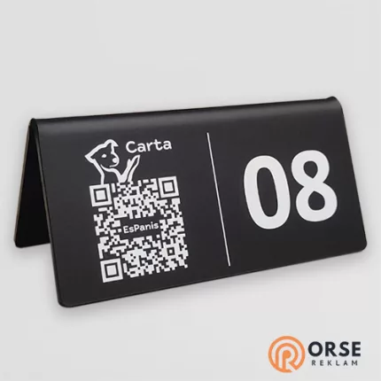 pleksi 3 lü menu qr