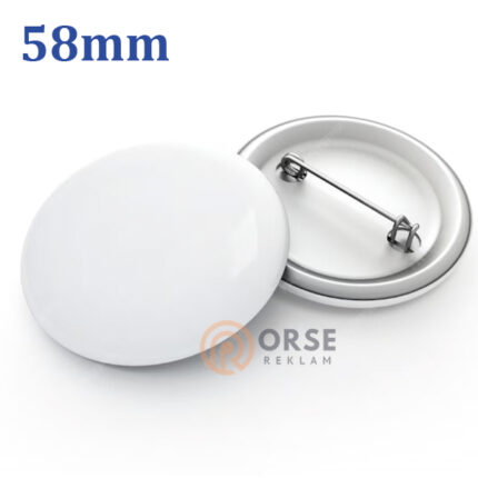 58mm Buton Rozet baskısı